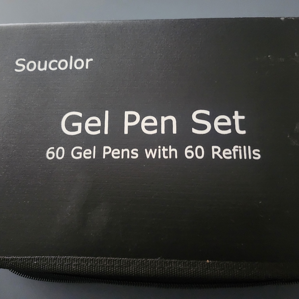 Gel Pen Set - 60 Gel Pens with 60 Refills
